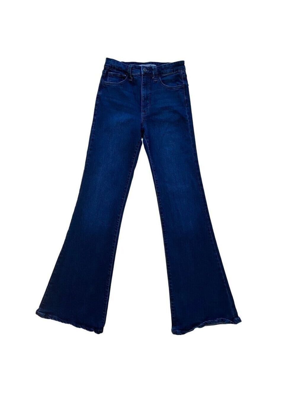 Joes Womens Flared Jeans high rise dark blue stretchy denim Size 26
